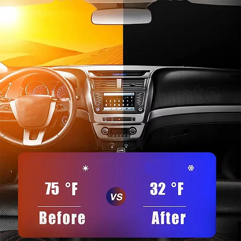 Car Sunshade UV Reflection Win - Car Sunshade Windshield Umbrella Foldable 评论和价格