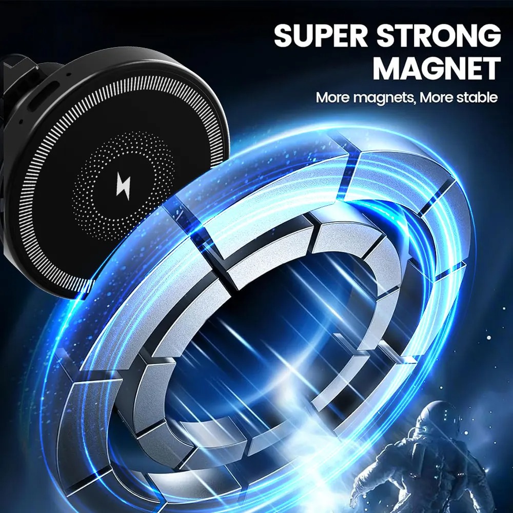 Magnetic Wireless Car Charger  - Wireless Car Charger Mount Fast Charging 评论和价格