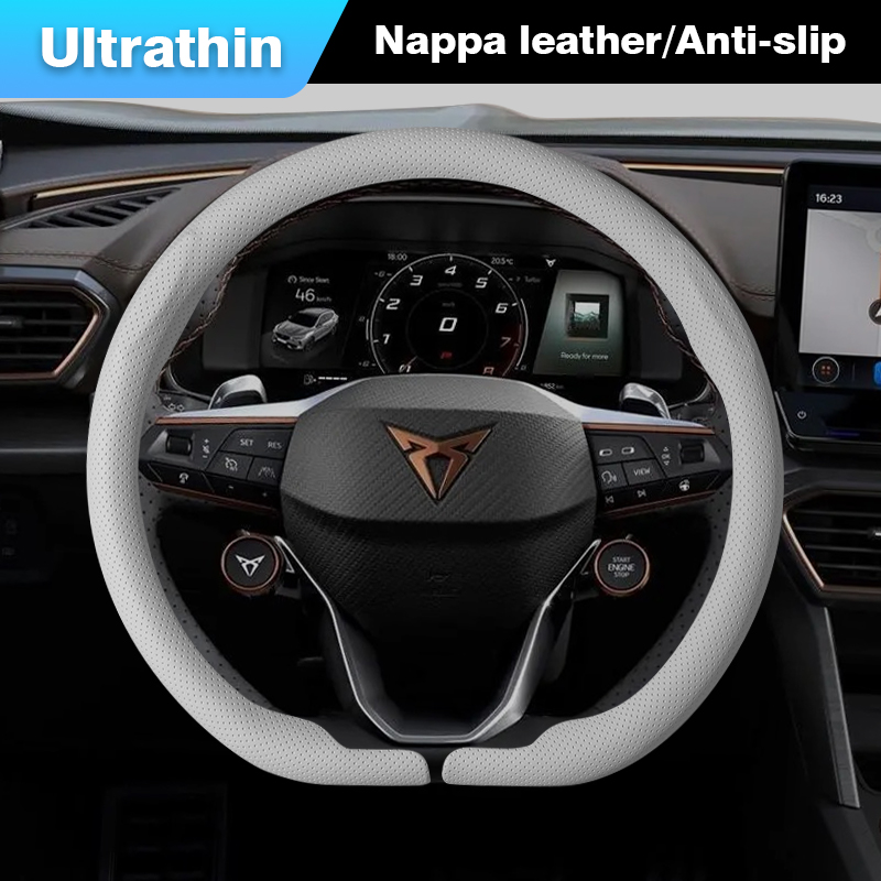 Compatible with Cupra Tavascan - Car Steering Wheel Cover Anti Slip Breathable 评论和价格