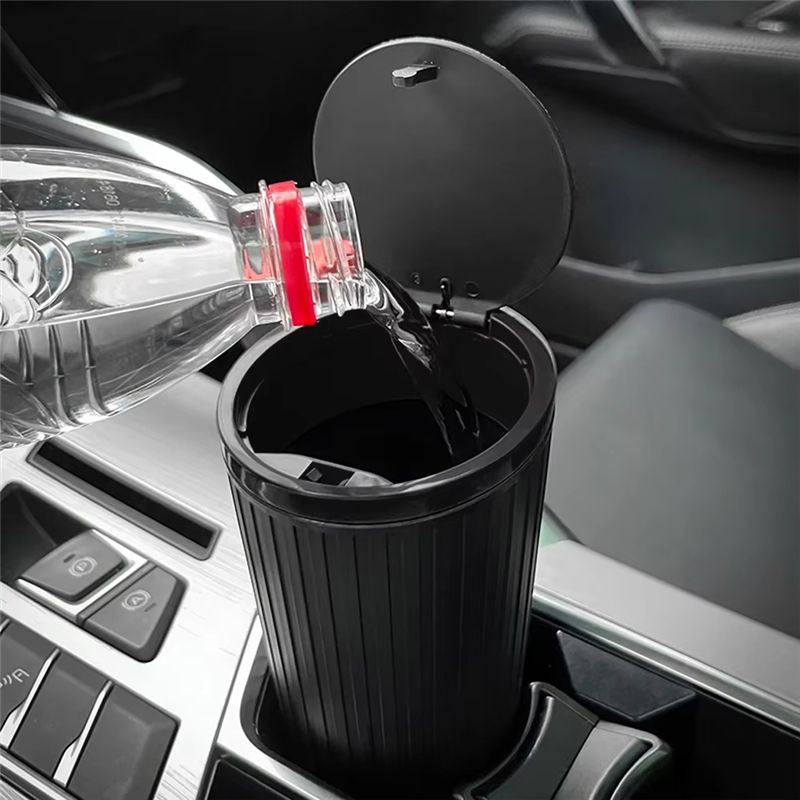 A60E-Press Type Car Trash Can  - Waterproof Car Trash Can With Lid 评论和价格