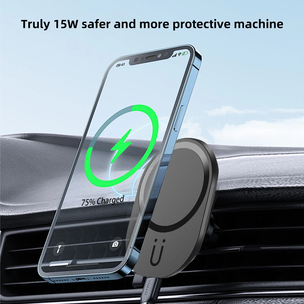 Mini Magnetic Wireless Car Cha - Magnetic Phone Holder For Car Vent 评论和价格