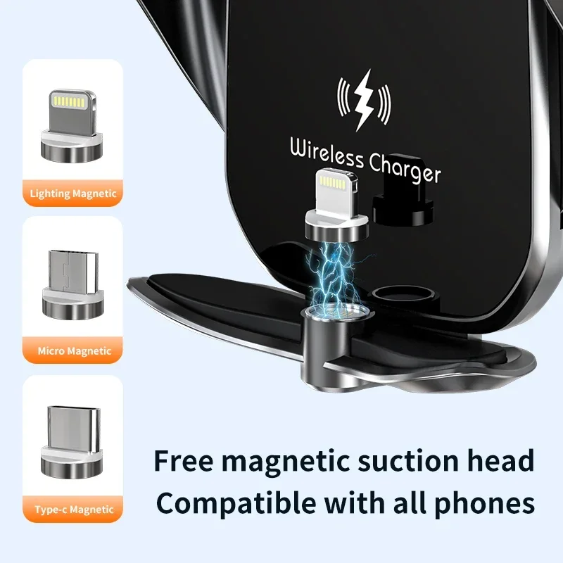VIKEFON 30W Wireless Chargers  - Wireless Car Charger Mount Fast Charging 评论和价格