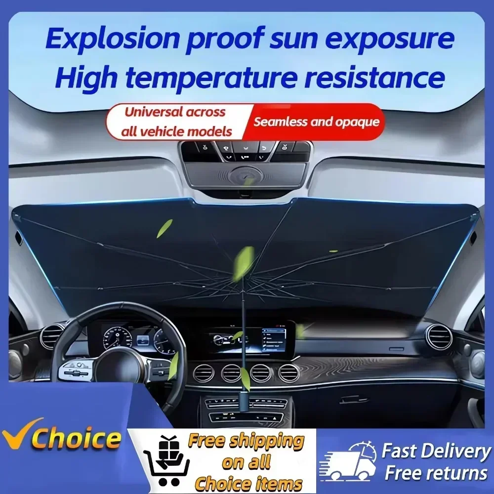 Car Windshield Sun Shade, Fold - Car Sunshade Windshield Umbrella Foldable 评论和价格