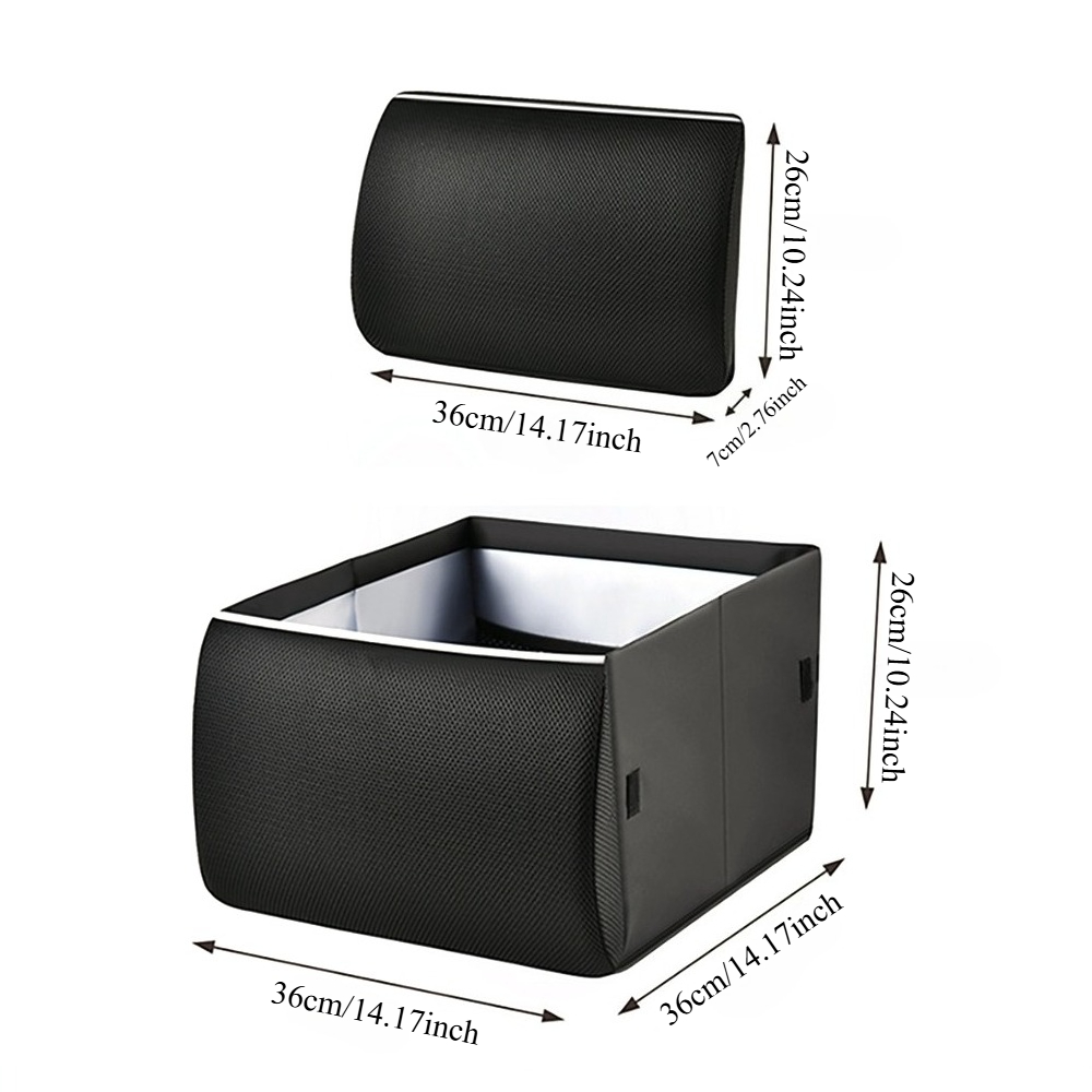 2-in-1 Multifunctional Car Sea - Car Trunk Organizer Foldable Storage Box 评论和价格