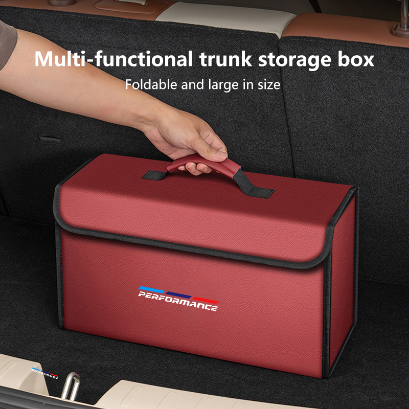 Car Leather Trunk Organizer Fo - Car Trunk Organizer Foldable Storage Box 评论和价格