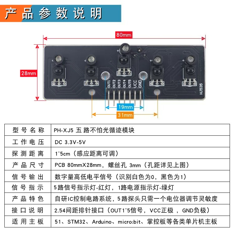 5-Channel Digital Infrared Lin - Car Electronics 评论和价格