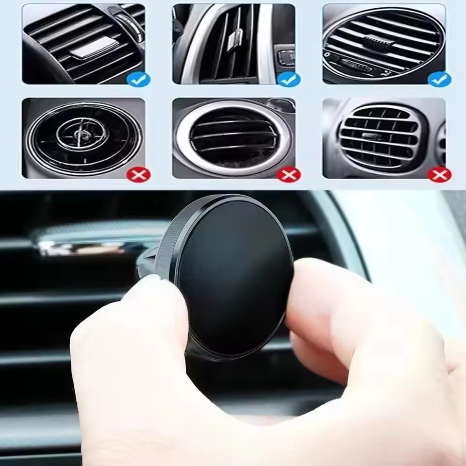Air Vent Magnet Smartphone Mob - Magnetic Phone Holder For Car Vent 评论和价格