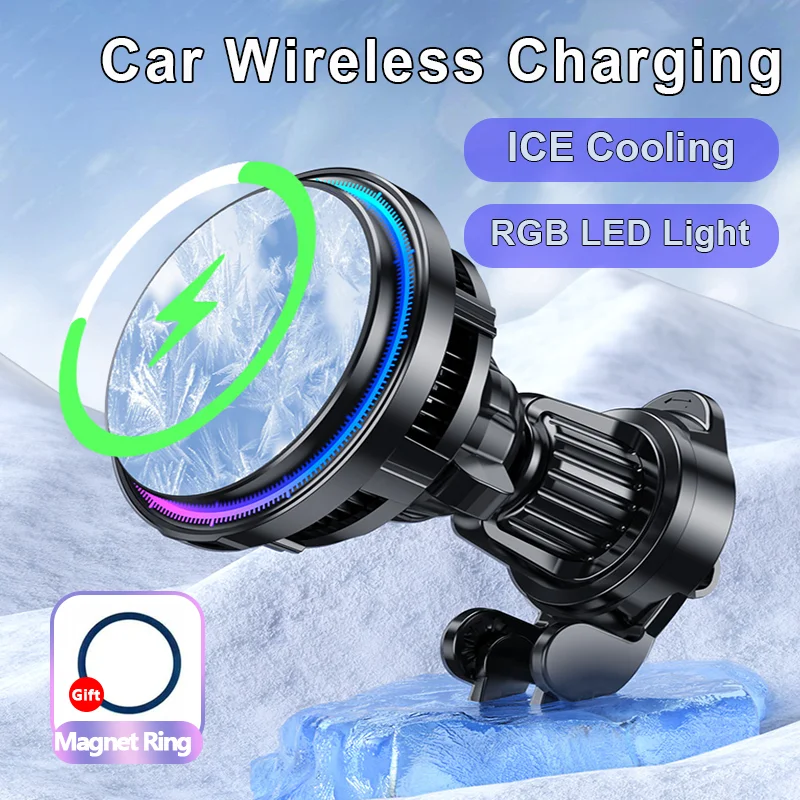 ice Cooling Magnetic Wireless  - Wireless Car Charger Mount Fast Charging 评论和价格