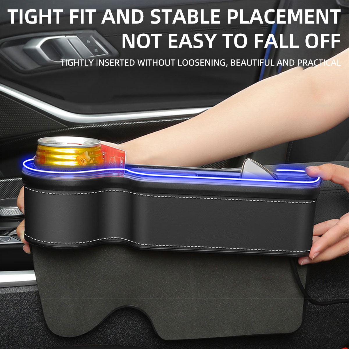 Car Seat Gap Filler Cup Holder - Seat Gap Filler Organizer With Usb Charger 评论和价格