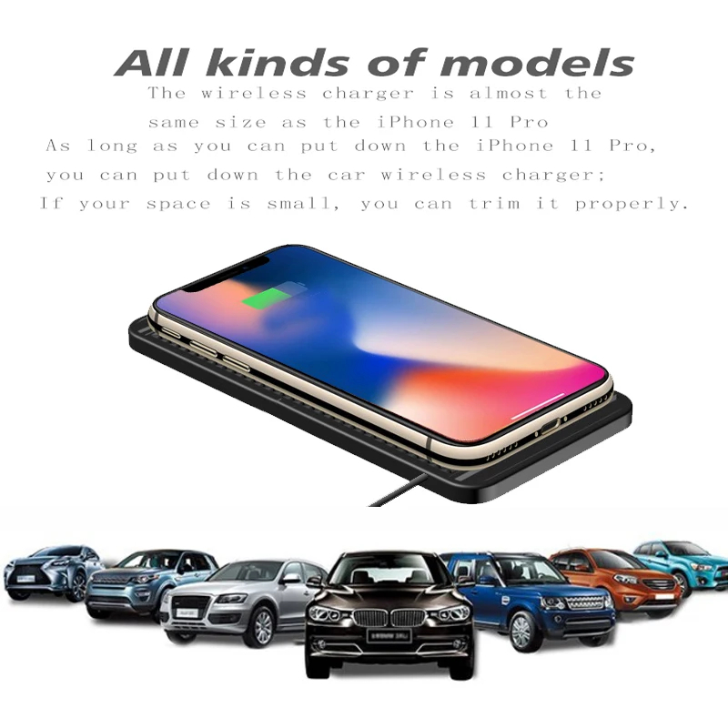 15W Wireless Car Charger Pad N - Wireless Car Charger Mount Fast Charging 评论和价格