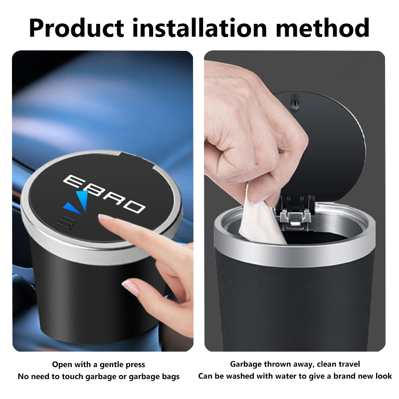 Car Trash Can Mini Waterproof  - Waterproof Car Trash Can With Lid 评论和价格
