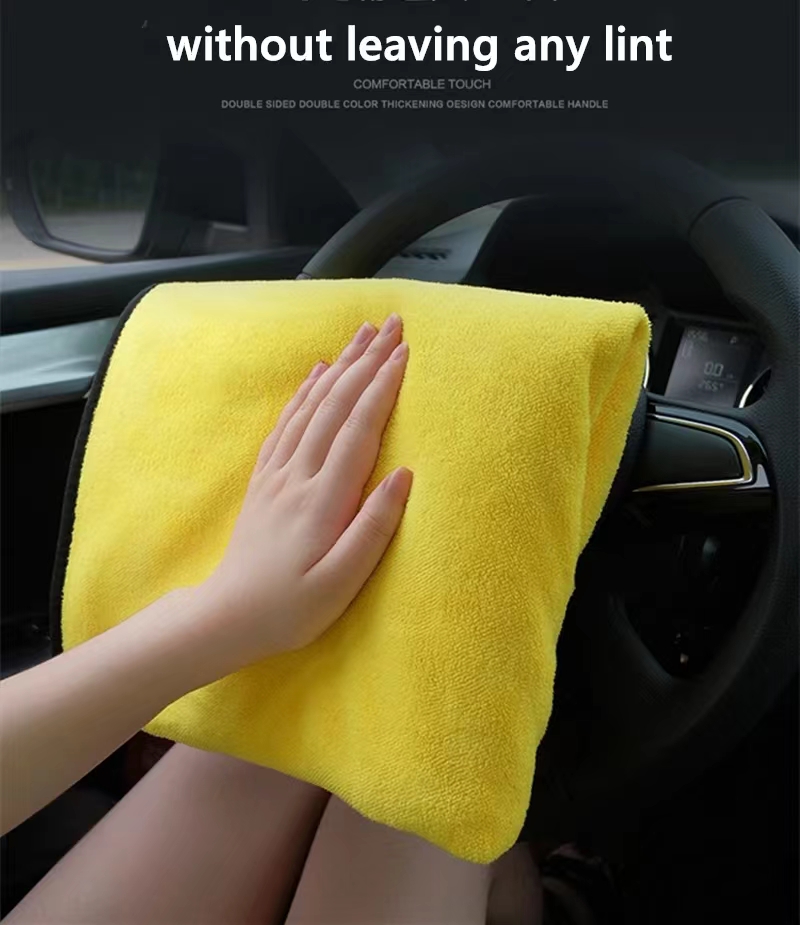 Microfiber Cleaning Towel Supe - Microfiber Car Drying Towel Super Absorbent 评论和价格
