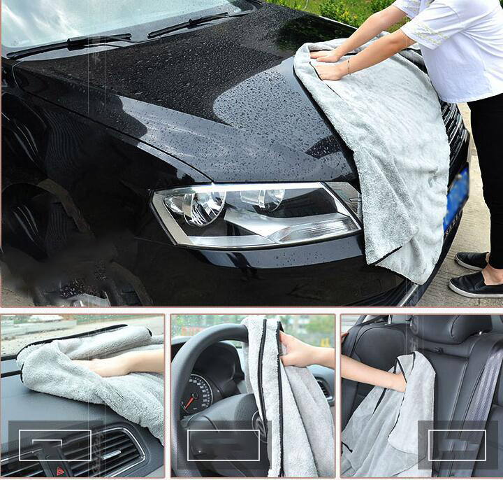 Microfiber Car Wash Towels Dou - Microfiber Car Drying Towel Super Absorbent 评论和价格