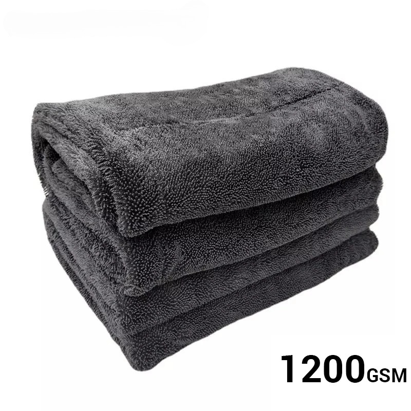 1200GSM Car Wash Towel Microfi - Microfiber Car Drying Towel Super Absorbent 评论和价格