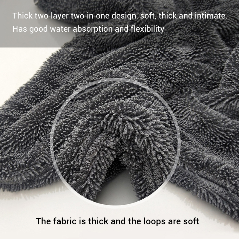 1200GSM Car Wash Towel Microfi - Microfiber Car Drying Towel Super Absorbent 评论和价格