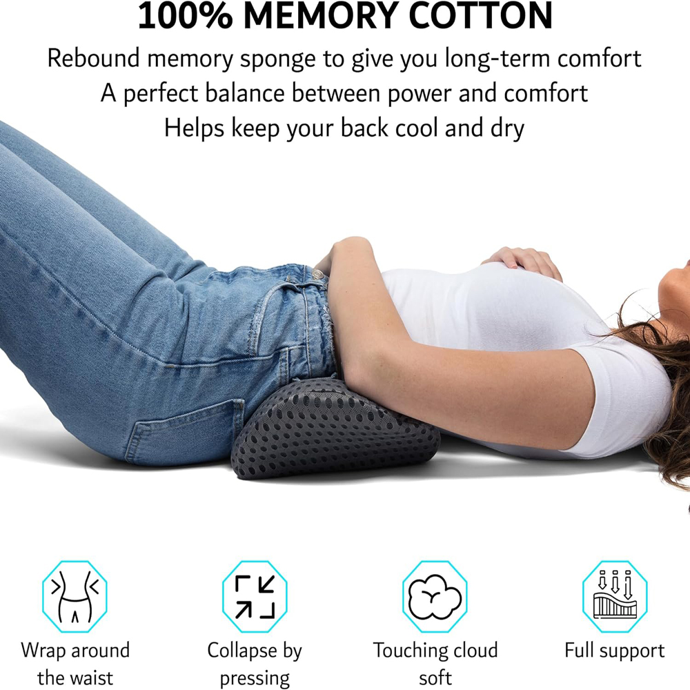 Breathable Memory Cushion Inte - Memory Foam Car Neck Pillow Lumbar Support 评论和价格