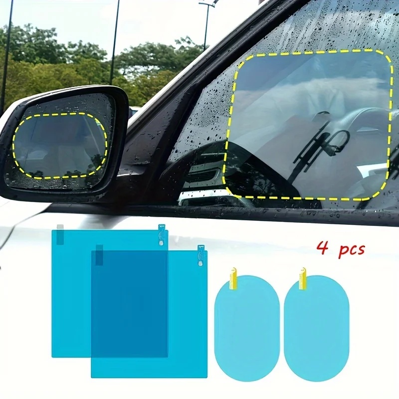 4pcs Car Rearview Mirror Prote - Anti Glare Car Rearview Mirror Film 评论和价格