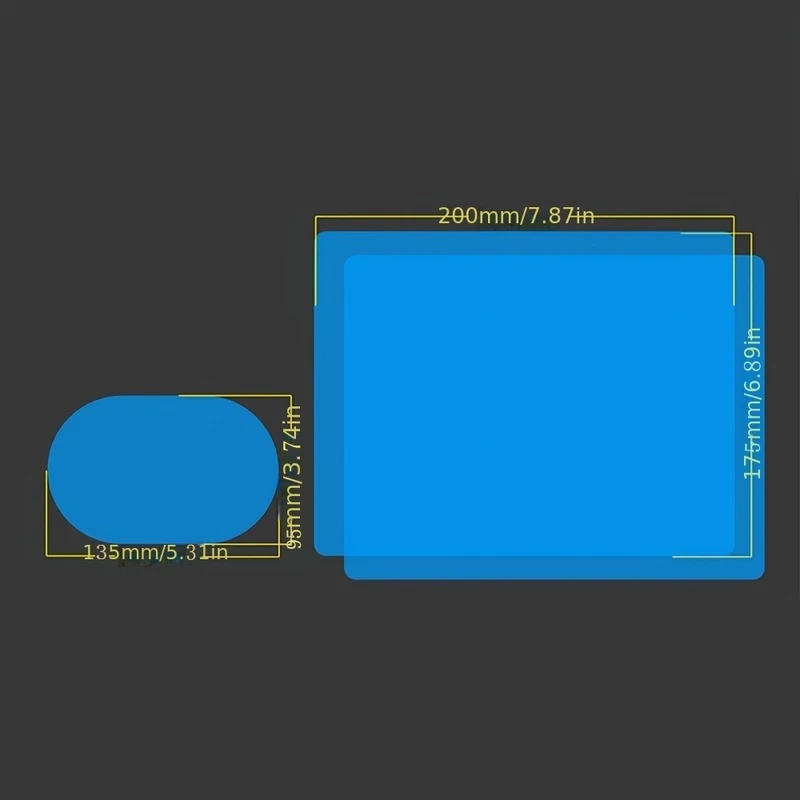 4pcs Car Rearview Mirror Prote - Anti Glare Car Rearview Mirror Film 评论和价格
