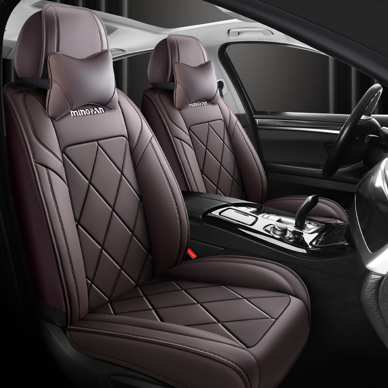 Universal Comfortable Full Lea - Leather Car Seat Covers Full Set Universal 评论和价格