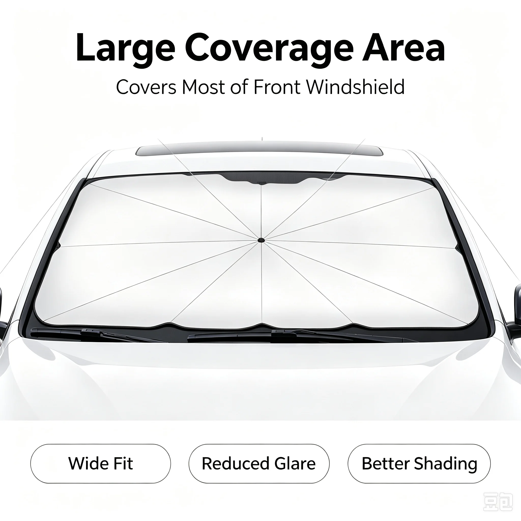 Foldable Car Windshield Sunsha - Car Sunshade Windshield Umbrella Foldable 评论和价格