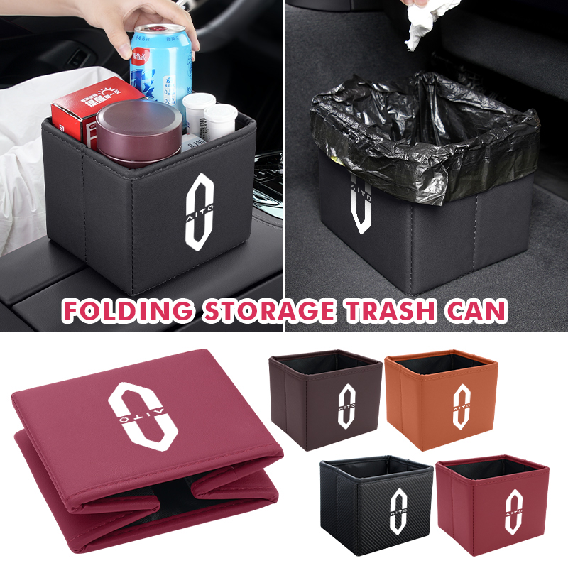 Car Trash Can Foldable Garbage - Waterproof Car Trash Can With Lid 评论和价格