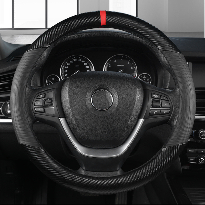 Fashion Universal Car Steering - Car Steering Wheel Cover Anti Slip Breathable 评论和价格