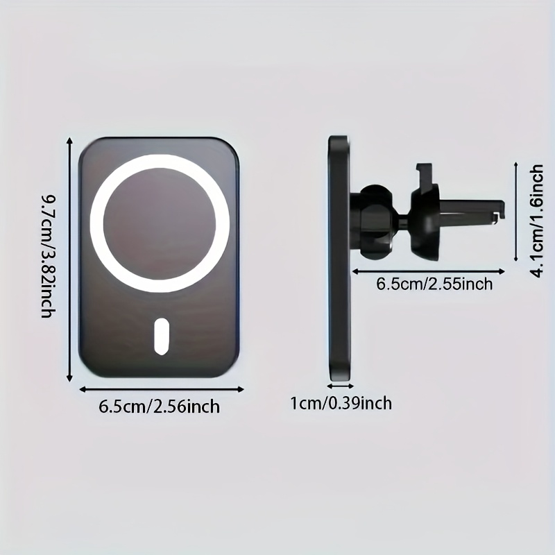 15W Magnetic Car Wireless Char - Wireless Car Charger Mount Fast Charging 评论和价格