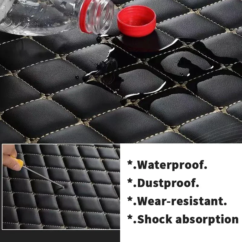 Leather Car Floor Mats For Jee - Car Floor Mats Universal Waterproof Leather 评论和价格