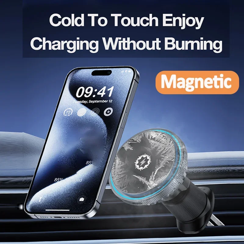 Ice Cooling Magnetic Car Wirel - Wireless Car Charger Mount Fast Charging 评论和价格