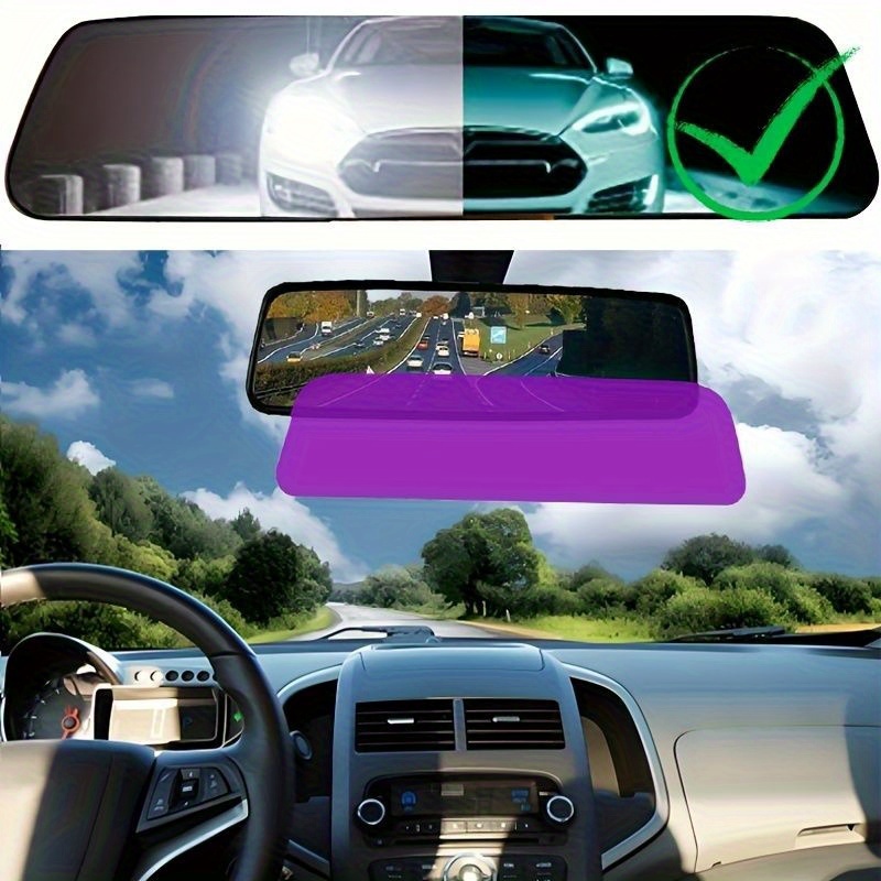 Anti-Glare Car Interior Mirror - Anti Glare Car Rearview Mirror Film 评论和价格