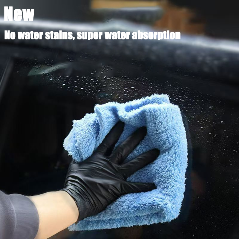 New Thickened Microfiber Car W - Microfiber Car Drying Towel Super Absorbent 评论和价格