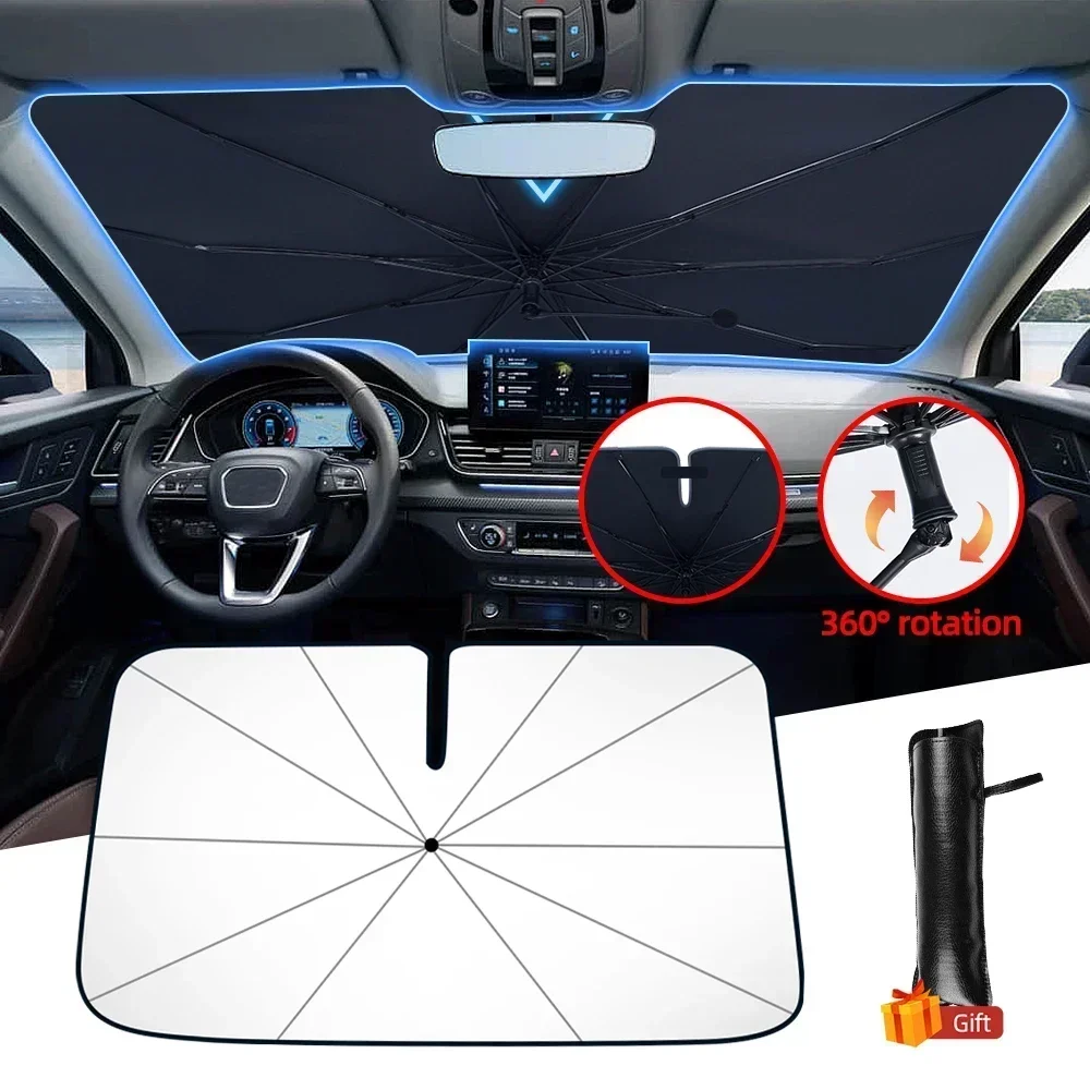Car Umbrella Windshield Sunsha - Car Sunshade Windshield Umbrella Foldable 评论和价格