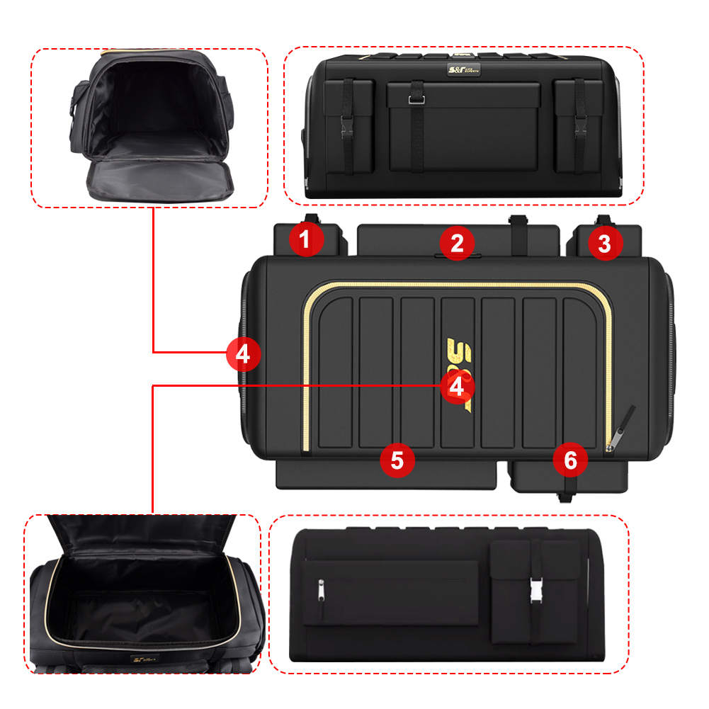 Universal Car Trunk Organizer  - Car Trunk Organizer Foldable Storage Box 评论和价格