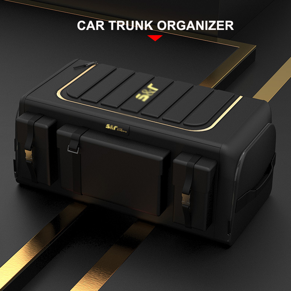 Universal Car Trunk Organizer  - Car Trunk Organizer Foldable Storage Box 评论和价格