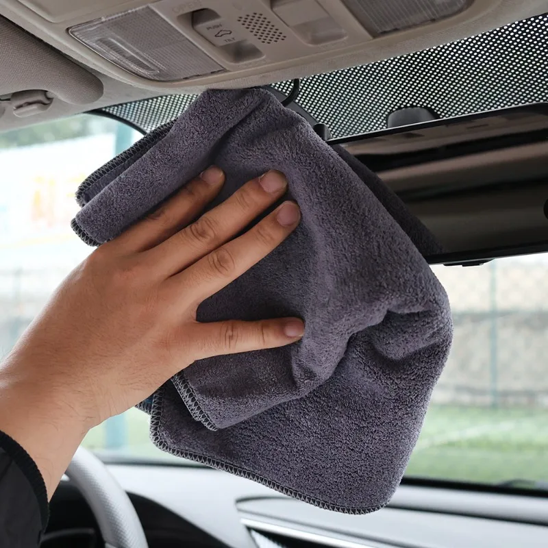 Microfiber Cleaning Towel Supe - Microfiber Car Drying Towel Super Absorbent 评论和价格