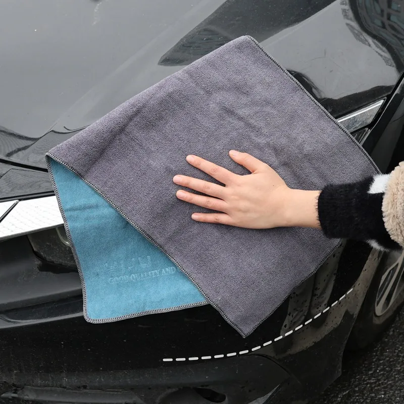 Microfiber Cleaning Towel Supe - Microfiber Car Drying Towel Super Absorbent 评论和价格