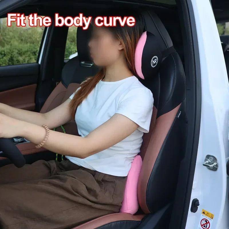 For Driving Comfort Car Back N - Memory Foam Car Neck Pillow Lumbar Support 评论和价格
